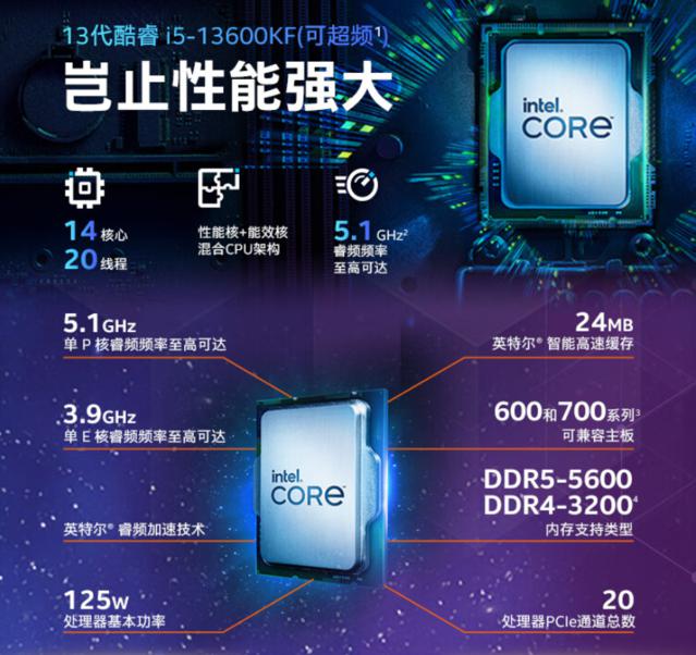 全新酷睿i5-13600CPU性能揭秘：英特尔硬件创新引领科技前沿  第9张